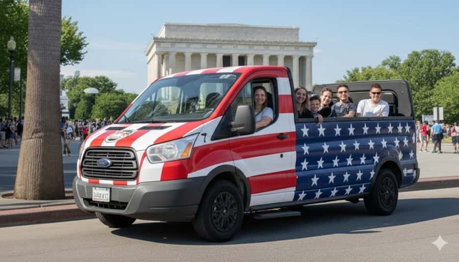 D.C: Monuments & History Guided Open-Air Bus Tour-Day &Night - Civil Rights And War Memorials: Vietnam, Korea, And World War II