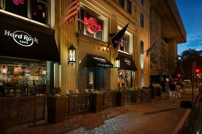 Hard Rock Cafe Washington DC - Hard Rock Cafe DC at 999 E St NW: what the meal package really covers