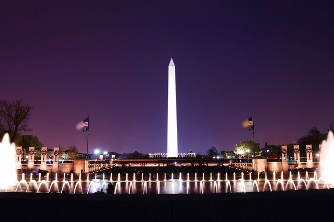 Private Under the Stars Night-Time Tour of DC (Up to 5 Guests) - The war memorial stretch: Vietnam, WWII, Marine Corps War Memorial
